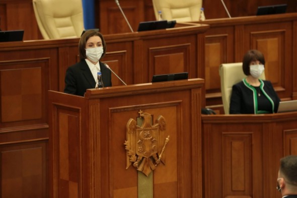 Discursul Maiei Sandu, la ședința de constituire a Parlamentului de legislatura a XI-a